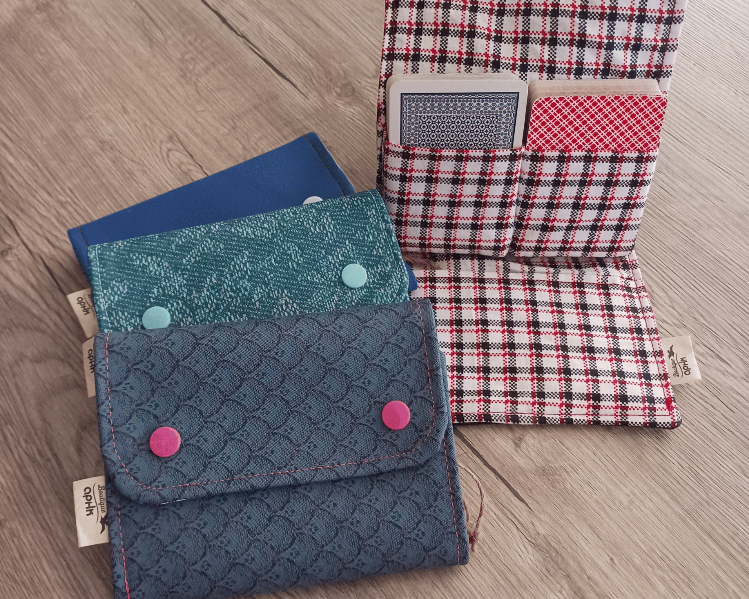 pochettes pour transporter 2 jeux de cartes