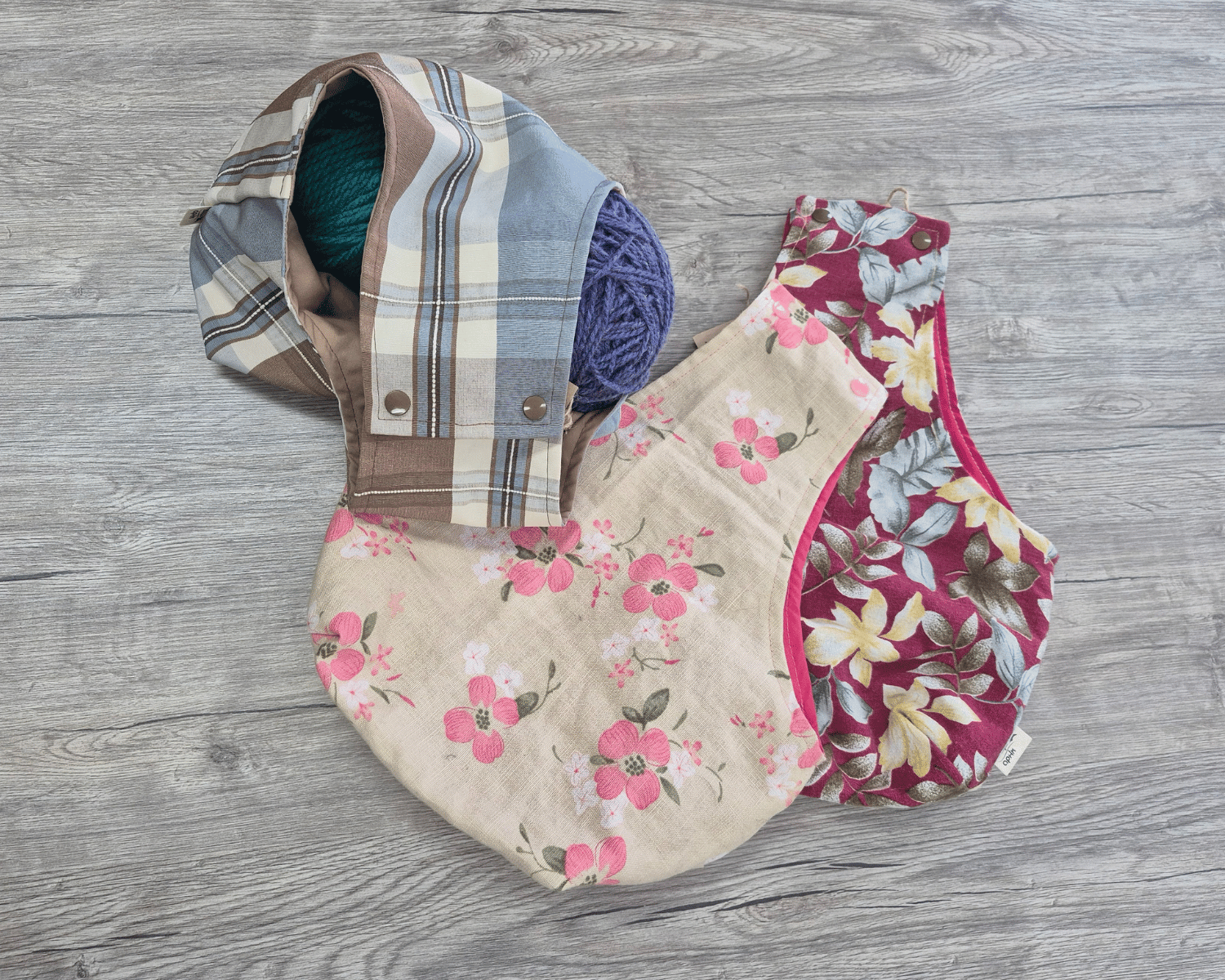 sac en tissus pour les balles de laine